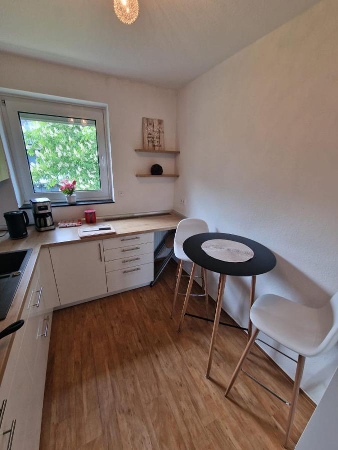 Ecocube Apartment2 Meppen14, Balkon, Kueche, Waschmaschine Kültér fotó