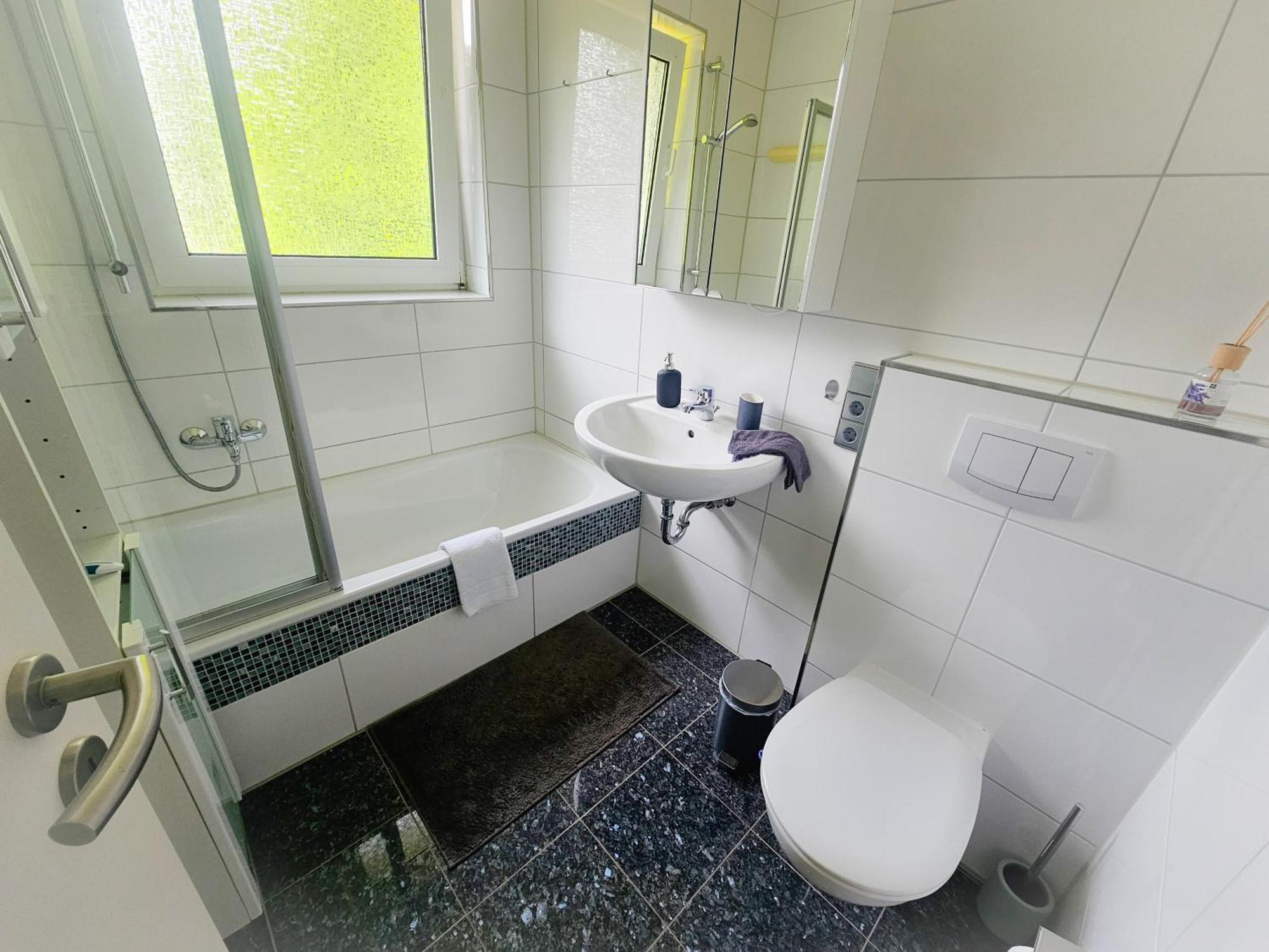 Ecocube Apartment2 Meppen14, Balkon, Kueche, Waschmaschine Kültér fotó